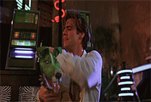 Pulling Out The Mask In The Dog GIF