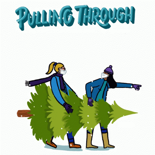 Pulling Through Together GIF