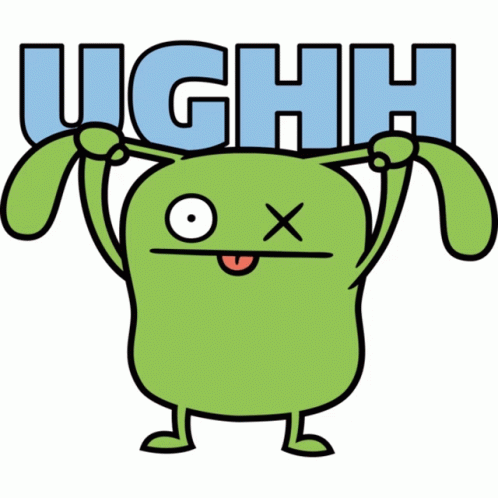 Pulling Ugly Dolls Ox GIF