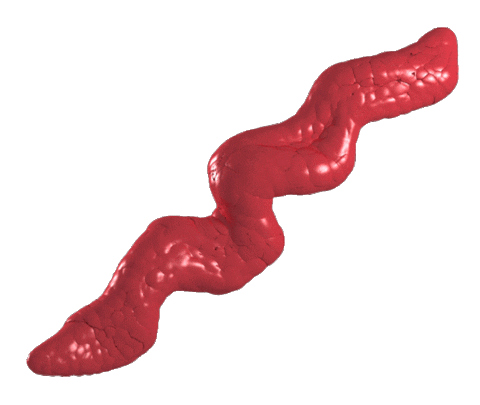 Pulsating Crimson Worm Jellygummies GIF