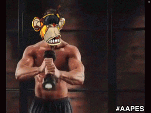 Pump You Up Aapes Face Filter GIF