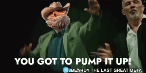 Pump You Up Beardy Crypto GIF