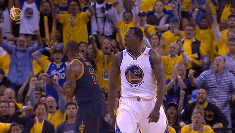 Pumped Draymond Green High Five GIF