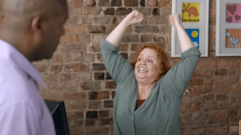 Pumped Excited Lady Pelvic Thrust GIF