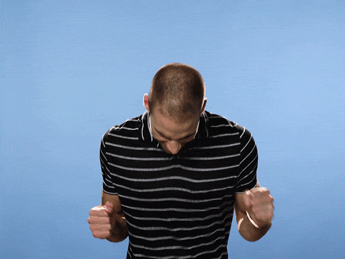 Pumped Simon Huck Ecstatic GIF