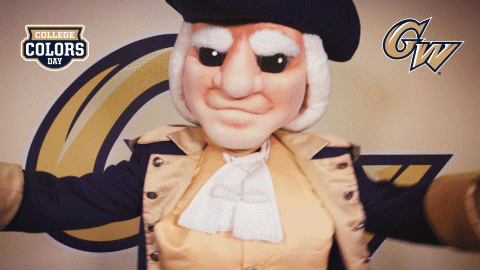 Pumped Up George Washington Clapping Parody GIF