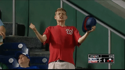 Pumped Up Tennis Fan Fake Seizure GIF