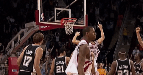Pumped Up Tracy Mcgrady Rockets GIF