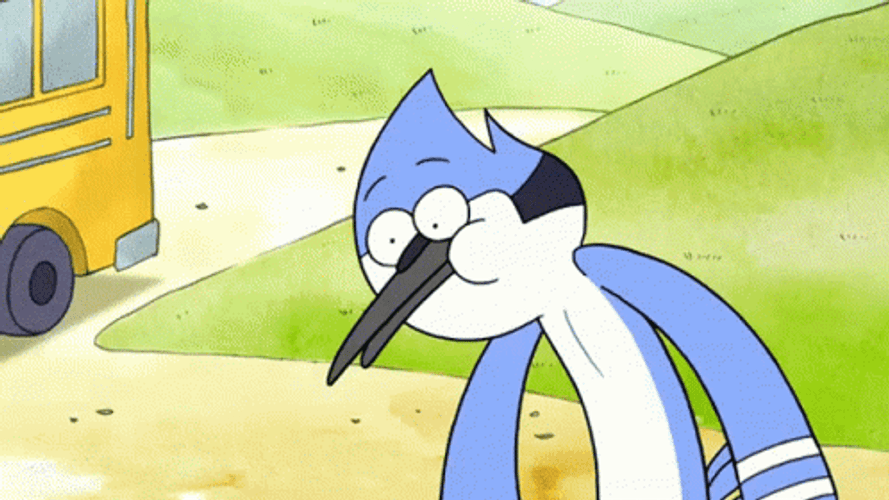 Pumping Mordecai Regular Show GIF