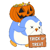 Pumpkin Candy Sticker GIF