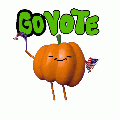 Pumpkin Dance Asking For Vote GIF
