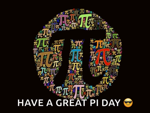 Pumpkin Pie With Whipped Cream Saying Happy Pi Day GIF