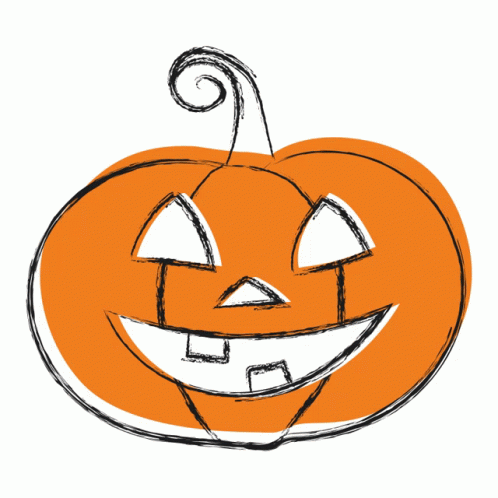 Pumpkin Silly Face Dance GIF