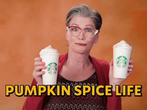 Pumpkin Spice For Life GIF
