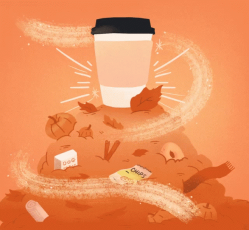 Pumpkin Spice Took Bad Smell Away GIF