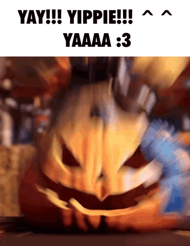 Pumpkin With Yay Yippie Yaaa