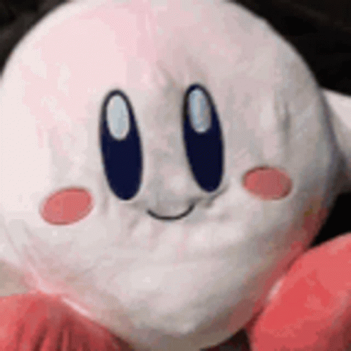 Punch Kirby Pillow Toy GIF