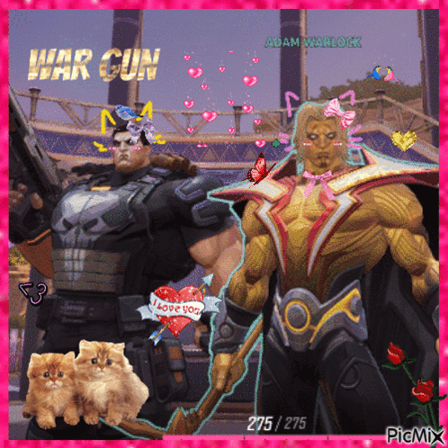 Punisher and Adam Warlock Video Game Characters