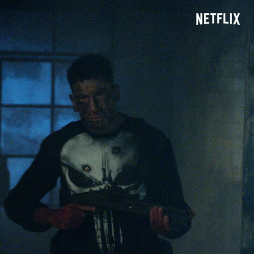 Punisher Frank Castle Gun Shot GIF