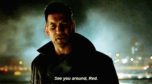 Punisher See You Around Red GIF