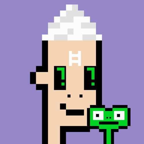 Punk Boy Tinfoil Hat Pixel Art GIF