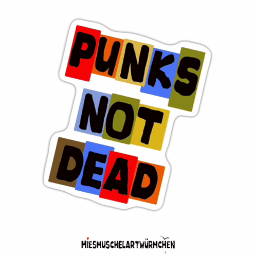 Punks Not Dead Sticker