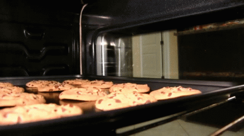 Puppet Checking The Oven Baking GIF