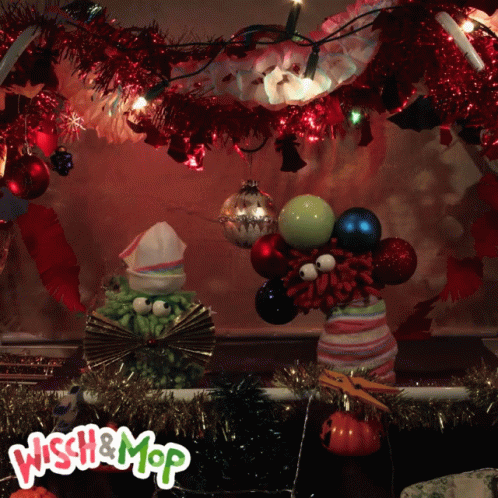 Puppet Christmas Party GIF