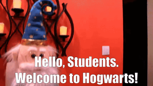 Puppet Dumbledore Welcome To Hogwarts GIF