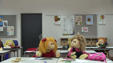 Puppet Girls Talks About Class But Not Again GIF