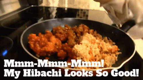 Puppet Hibachi Making Performance GIF