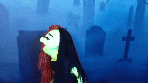 Puppet Muppet Graveyard GIF