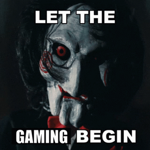 Puppet Saying Let The Gaming Begin GIF