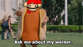 Puppet Weiner Costume GIF