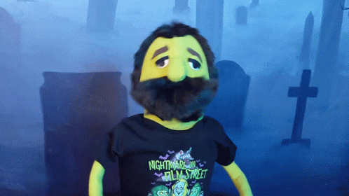 Puppet Wiggling Head GIF