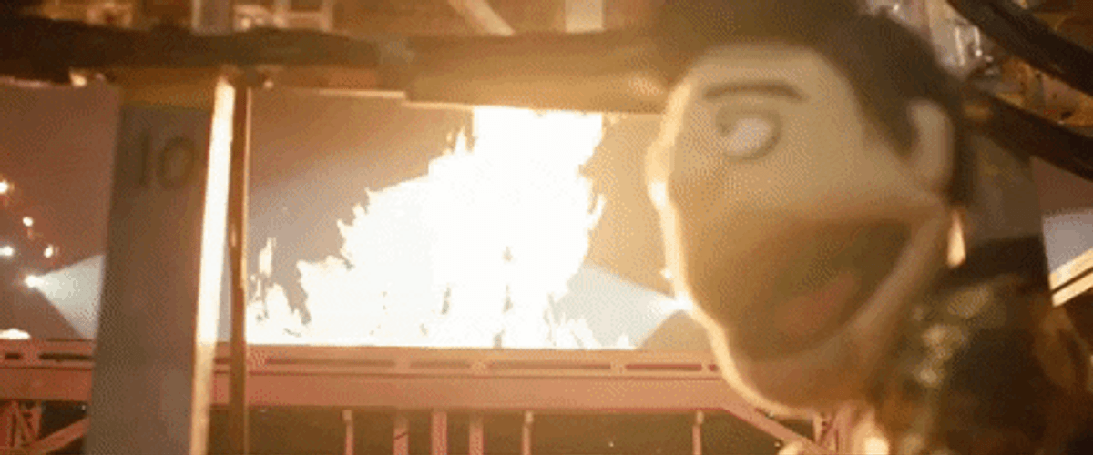 Puppet With Fire GIF