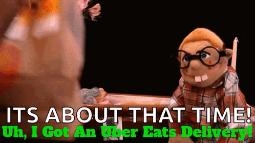 Puppet With Glasses It's About That Time GIF