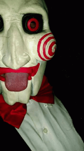 Puppet With Red Bow Tie GIF