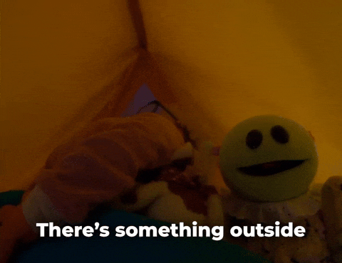 Puppets There's Something Outside GIF