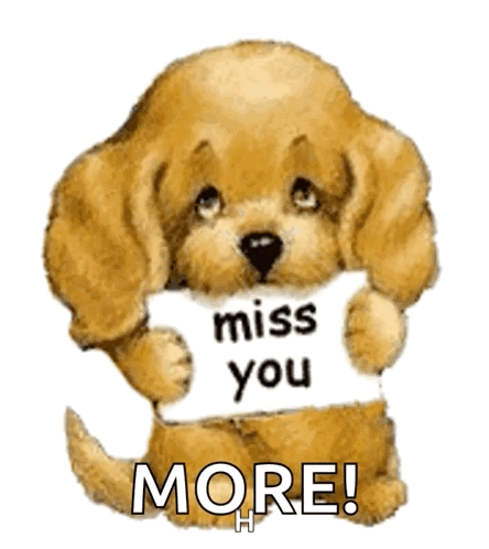 Puppy Cute Dogs I Miss You GIF