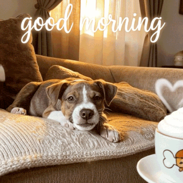 Puppy Good Morning Gif GIF