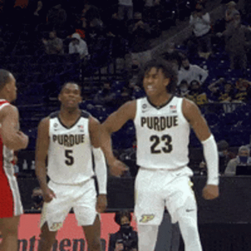 Purdue Basketball Players Number 5 And 23 GIF