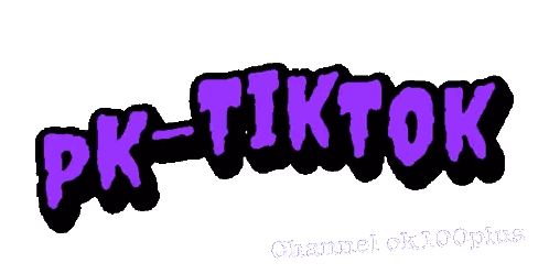 Purple and Black PK-TikTok Logo