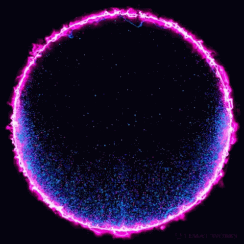 Purple And Blue Circle Lemat Works GIF