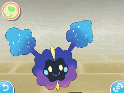 Purple and Blue Pokemon With Yellow Nose