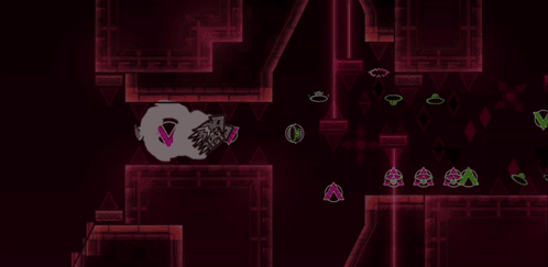 Purple And Pink Video Game Background GIF