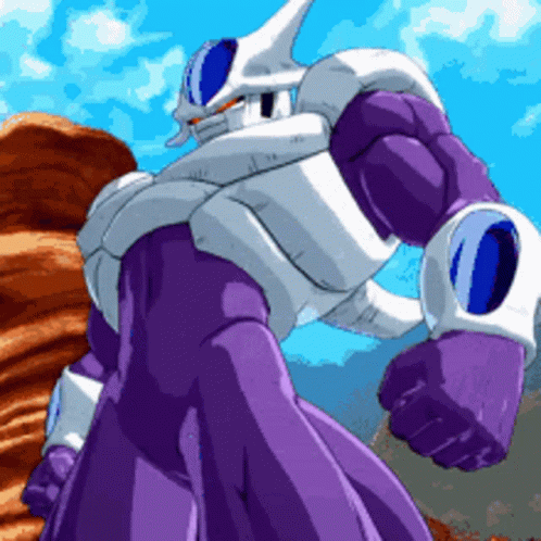Purple and White Robot Standing in Desert