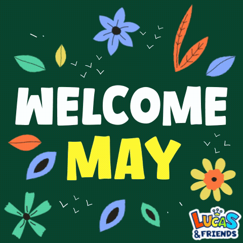 Purple And Yellow Flowers May Day GIF