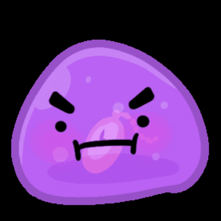 Purple Angry Slime Jelly Boing GIF