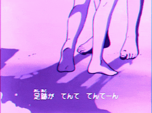Purple Beach Anime GIF
